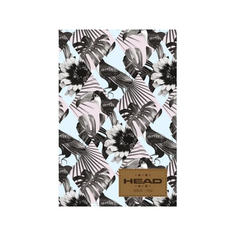 Poznámkový blok B5 HEAD Birds, HD-165,160 listov, štvorčekový (5x5mm)