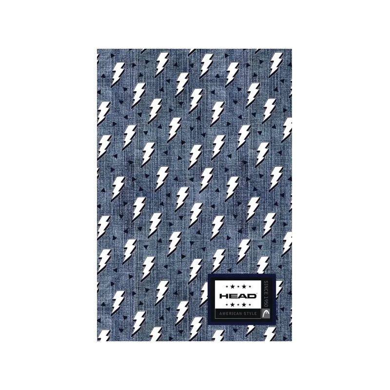 Poznámkový blok B5 HEAD Denim Flash, HD-374,160 listov, štvorčekový (5x5mm), 101019003