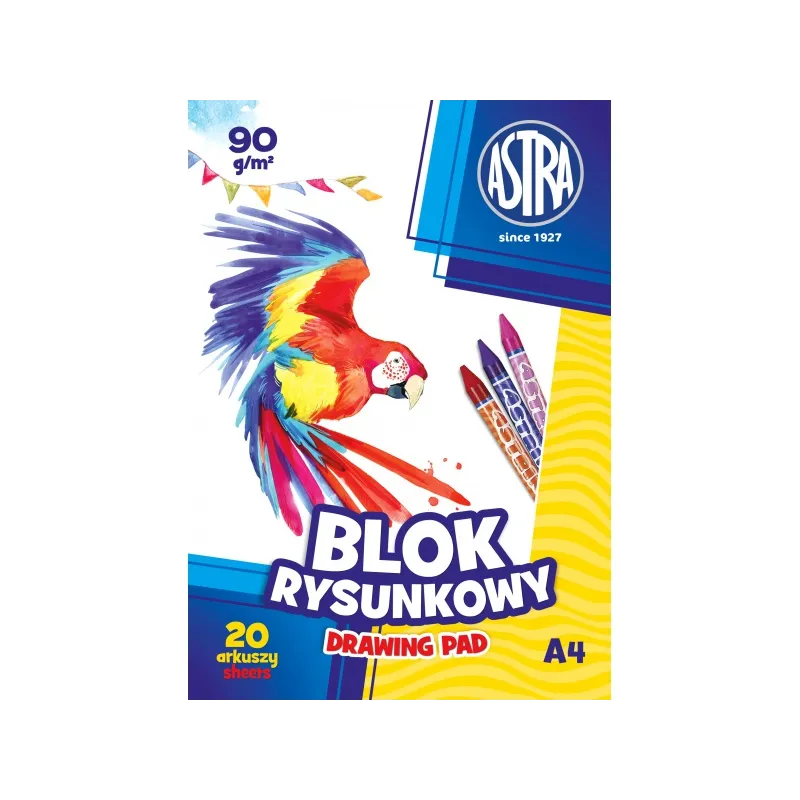 ASTRA Náčrtník / skicár A4, 20 listov 90g/m2, 106119001