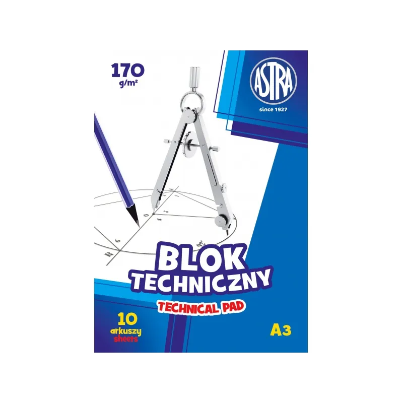 ASTRA Náčrtník / skicár A3, 10 listov 170g/m2, 106119005