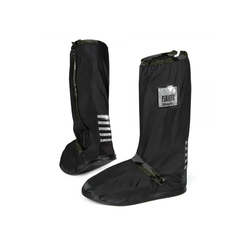 PERLETTI® Kvalitné nepremokavé návleky na obuv, veľkosť M 40/42, Nero/Militare, 95019