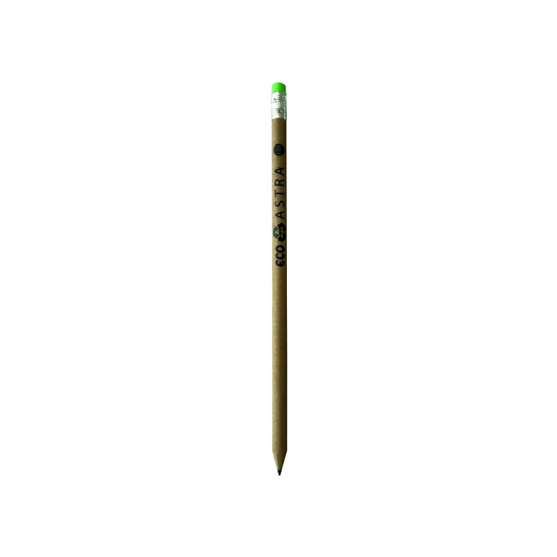 ASTRA ECO, Obyčajná ceruzka z kraftového papiera s gumou, stojan, 206022001