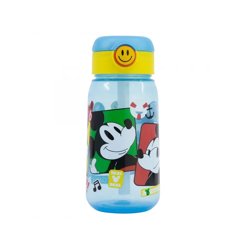 Plastová fľaša s automatickým otváraním MICKEY MOUSE, 510ml, 74342