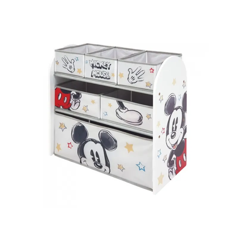 Regál / organizér na hračky MICKEY MOUSE, WD13694