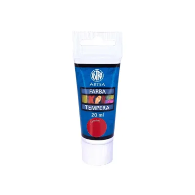 ARTEA Temperová barva Profi 20ml, Vermilion / Jasná Červená, 307118004