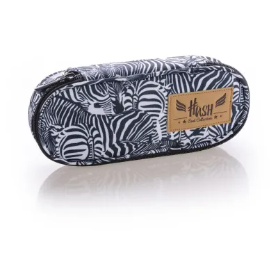Jednokomorový peračník / puzdro HASH Zebra, HS-16, 505018066