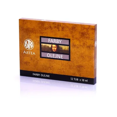 ARTEA Olejové barvy Profi, Sestava 2, 12 x 18ml, 83410975