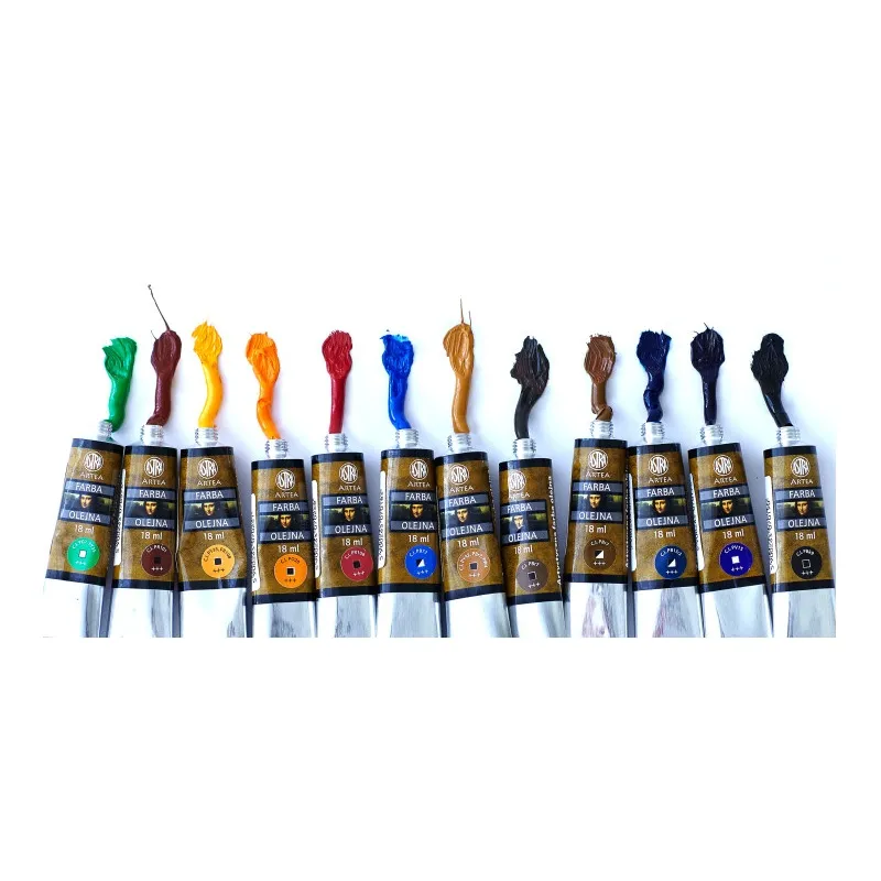 ARTEA Olejové barvy Profi, Sestava 2, 12 x 18ml, 83410975 ARTEA Olejové barvy Profi, Sestava 2, 12 x 18ml, 83410975