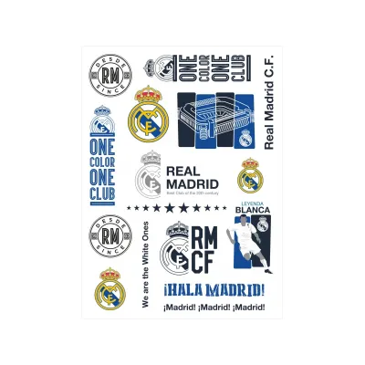 Tetovačky REAL MADRID, 14ks, RM-111, 708017007