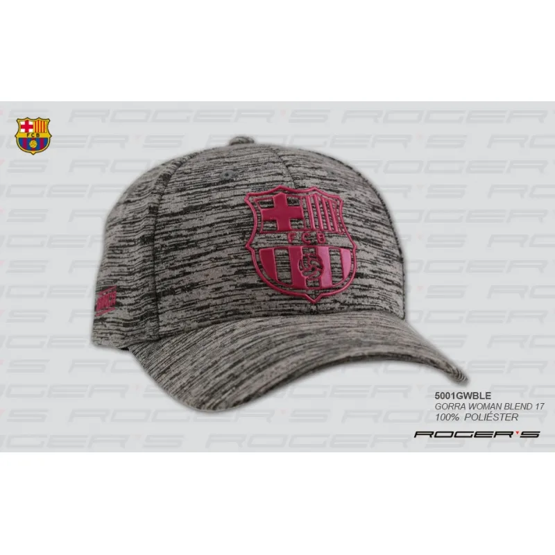 Dámská kšiltovka FC BARCELONA Grey 55cm Dámská kšiltovka FC BARCELONA Grey 55cm