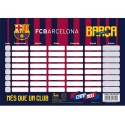 Rozvrh hodin / Timetable FC BARCELONA, FC-202, 708018003