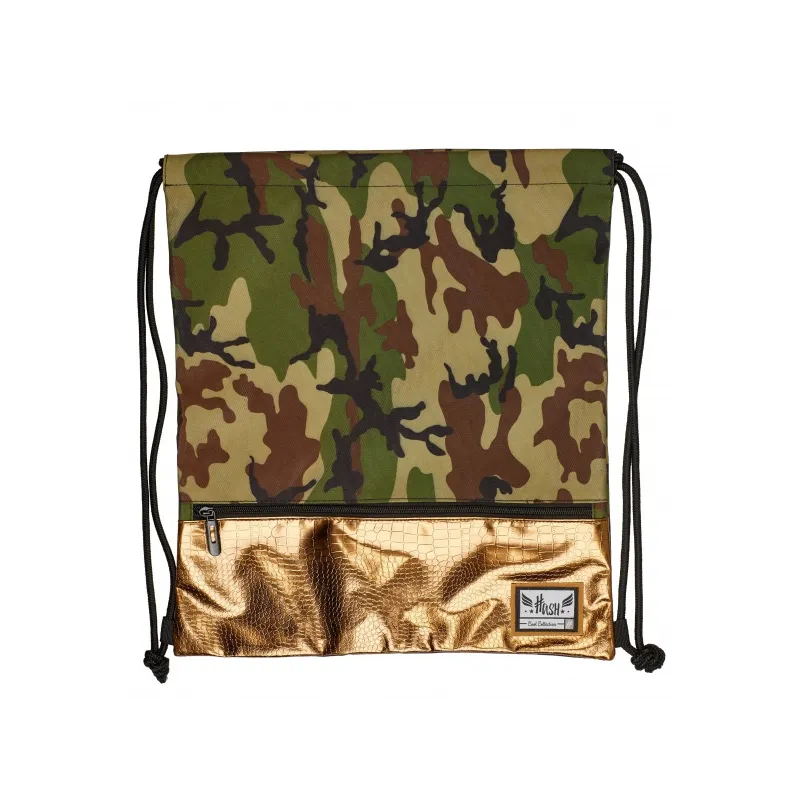 Luxusné vrecúško / taška na chrbát HASH®, Gold Army, HS-127, 507019015