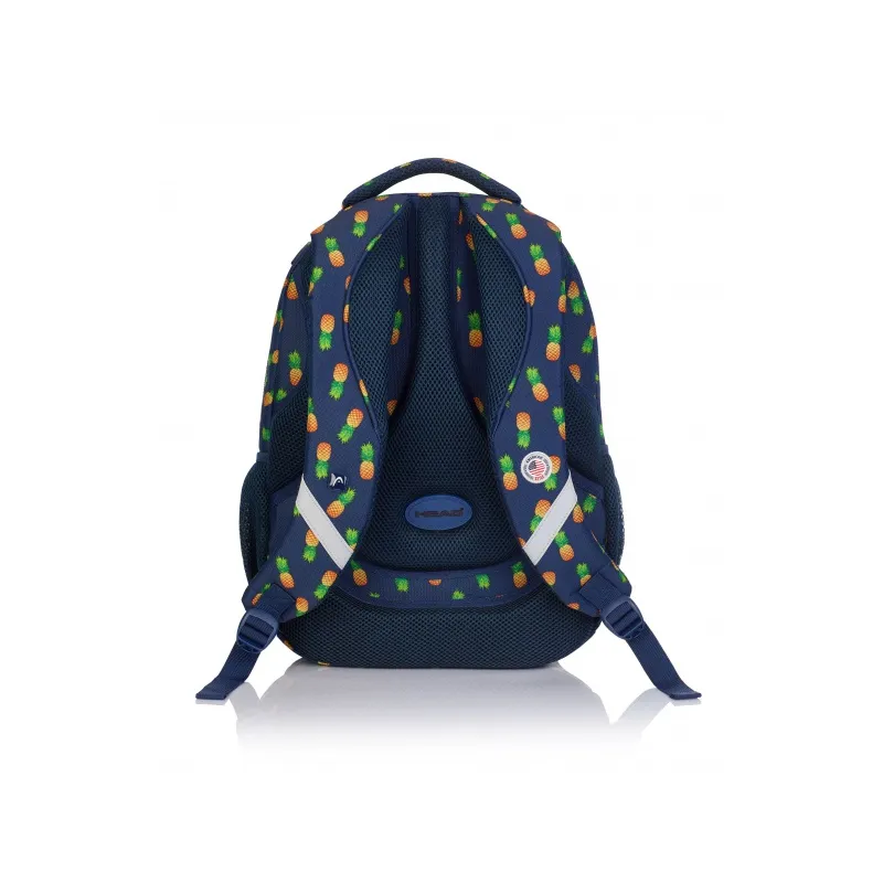 HEAD Študentský / školský batoh Blue Pineapple, HD-252, 502019030 HEAD Študentský / školský batoh Blue Pineapple, HD-252, 502019030