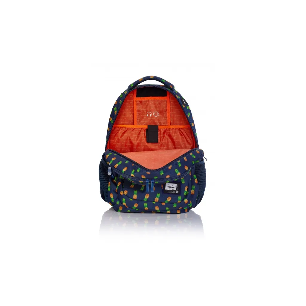 HEAD Studentský / školní batoh Blue Pineapple, HD-252, 502019030