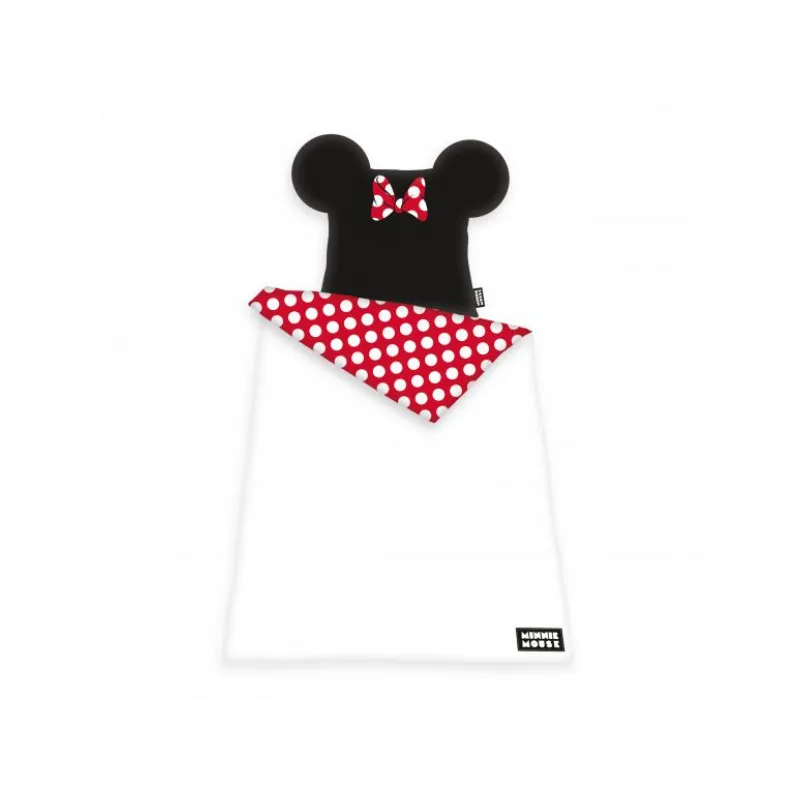 HERDING Luxusní 3D oboustranné bavlněné povlečení MINNIE MOUSE, 140/200+70/90 HERDING Luxusní 3D oboustranné bavlněné povlečení MINNIE MOUSE, 140/200+70/90