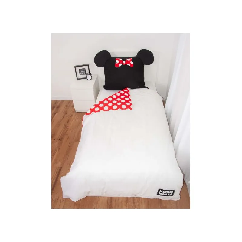 HERDING Luxusní 3D oboustranné bavlněné povlečení MINNIE MOUSE, 140/200+70/90 HERDING Luxusní 3D oboustranné bavlněné povlečení MINNIE MOUSE, 140/200+70/90