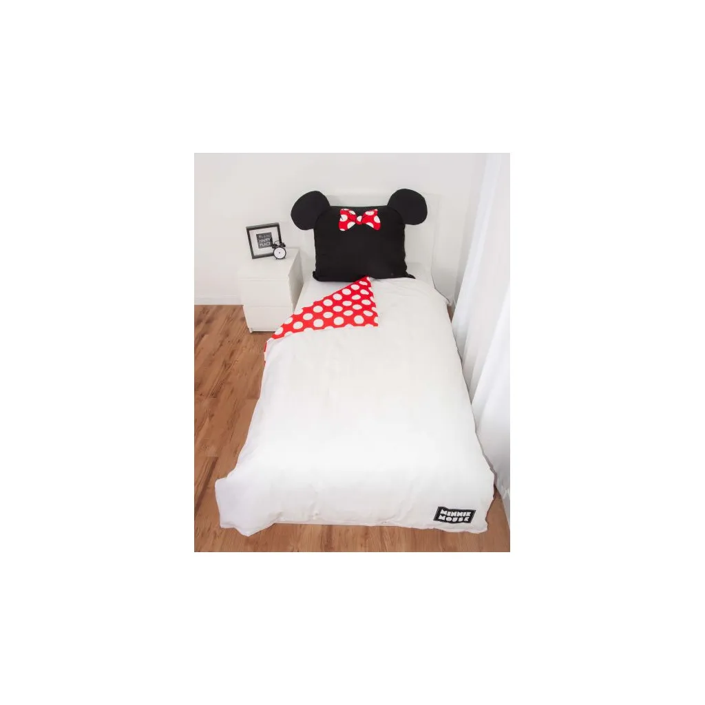 HERDING Luxusné 3D obojstranné bavlnené obliečky MINNIE MOUSE, 140/200+70/90