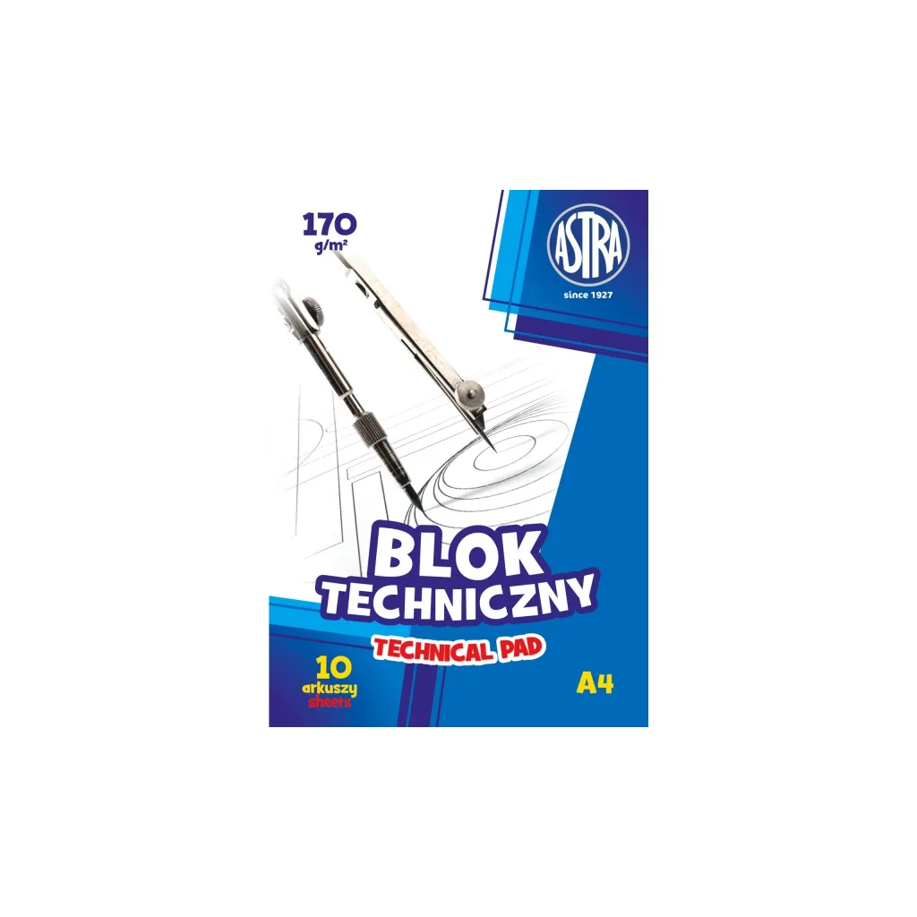 ASTRA Náčrtník / skicář A4, 10 listů 170g/m2, 106119004