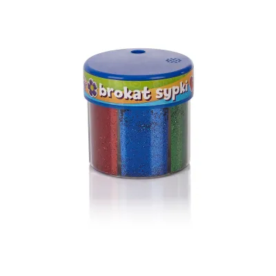 CREATIVO Sypké třpytky 6 barev BASIC 50g, 335114001 CREATIVO Sypké třpytky 6 barev BASIC 50g, 335114001