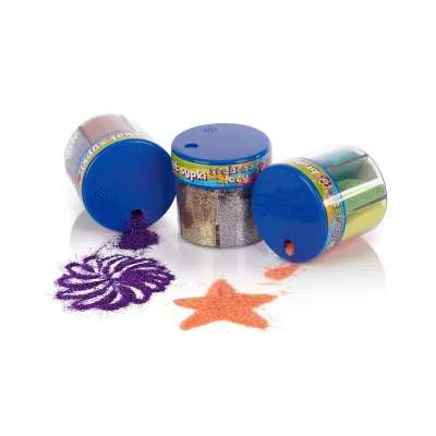 CREATIVO Sypké trblietky 6 farieb BASIC 50g, 335114001 CREATIVO Sypké trblietky 6 farieb BASIC 50g, 335114001