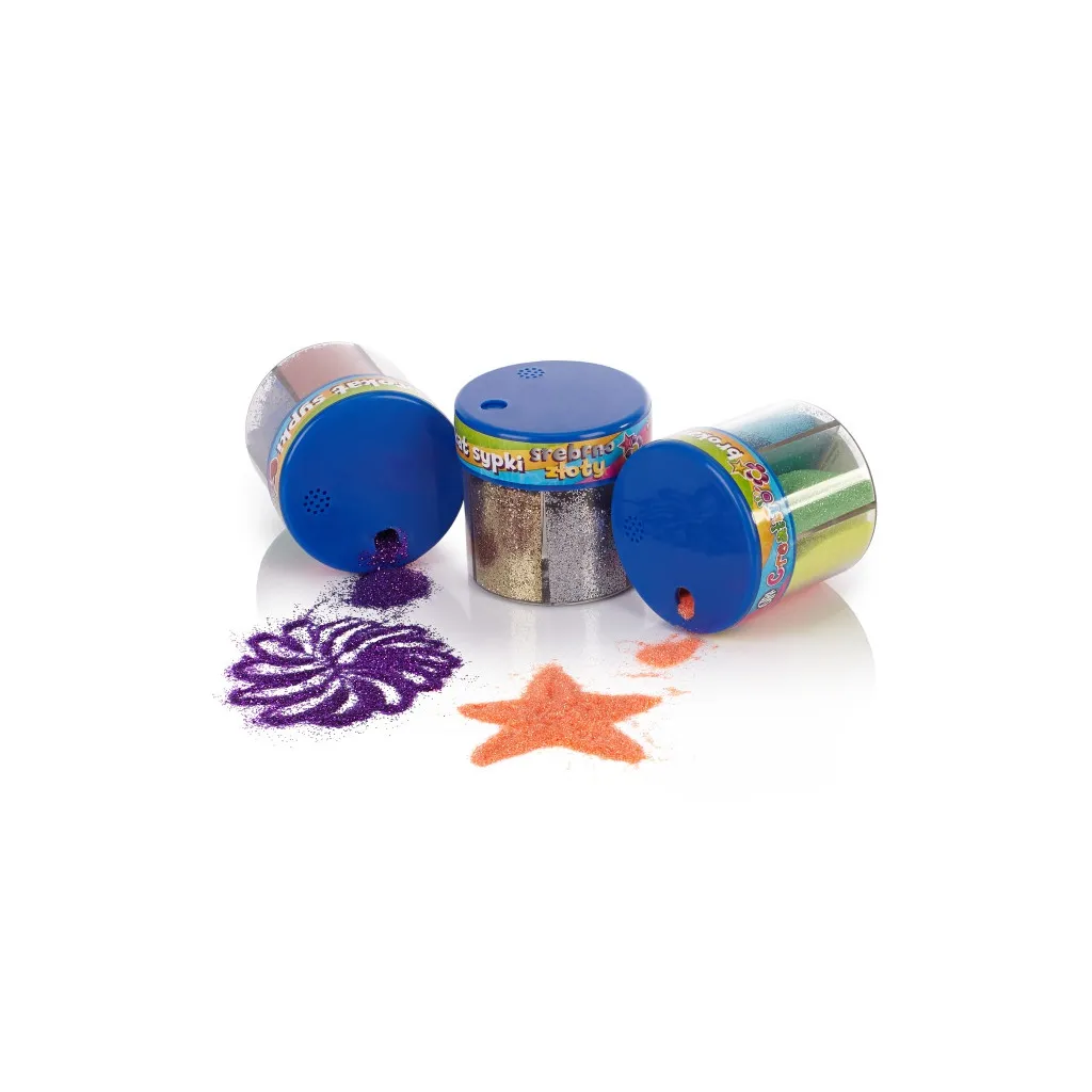 CREATIVO Sypké trblietky 6 farieb NEON 50g, 335114002