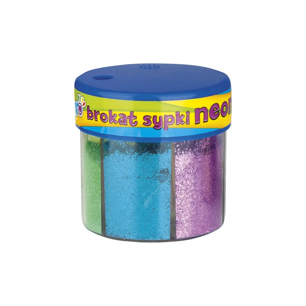 CREATIVO Sypké trblietky 6 farieb NEON 50g, 335114002
