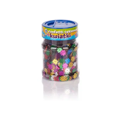 CREATIVO Dekorační flitry KVĚTKY Metalic 100g, 335114004 CREATIVO Dekorační flitry KVĚTKY Metalic 100g, 335114004