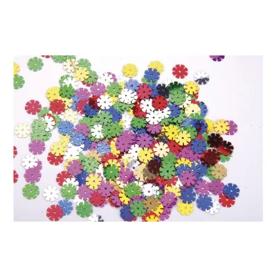 CREATIVO Dekorační flitry KVĚTKY Metalic 100g, 335114004 CREATIVO Dekorační flitry KVĚTKY Metalic 100g, 335114004