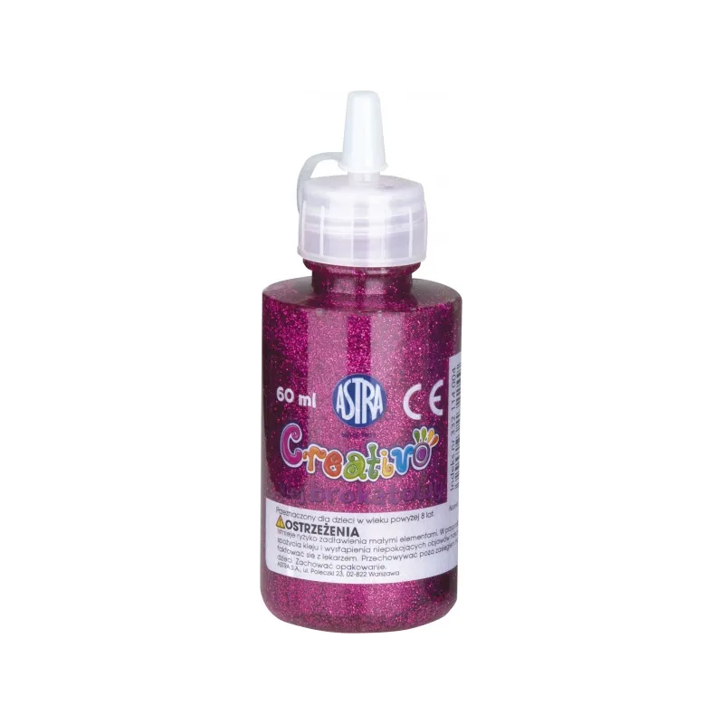 CREATIVO Glitrové lepidlo se třpytkami 60ml, mix barev, 332114004 CREATIVO Glitrové lepidlo se třpytkami 60ml, mix barev, 332114004