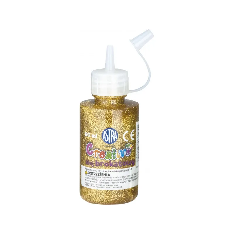 CREATIVO Glitrové lepidlo se třpytkami 60ml, mix barev, 332114004 CREATIVO Glitrové lepidlo se třpytkami 60ml, mix barev, 332114004
