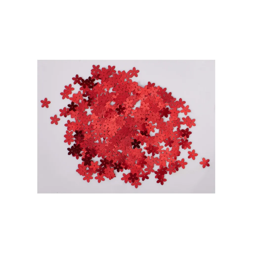 CREATIVO Dekoračná sada (konfety, flitre, korálky, kryštáliky) RUBÍN, 335117005