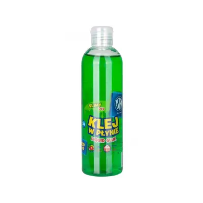 ASTRA Tekuté transparentní lepidlo SLIME PVA Zelené, 250ml, 401119006