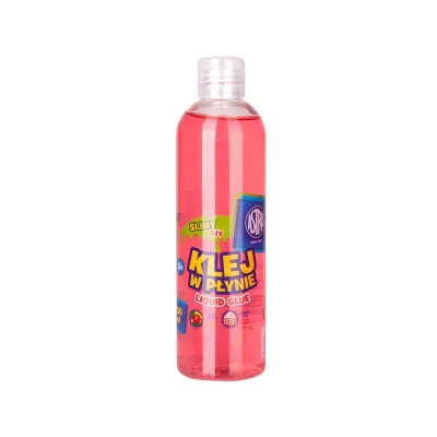 ASTRA Tekuté transparentní lepidlo SLIME PVA Růžové, 250ml, 401119008