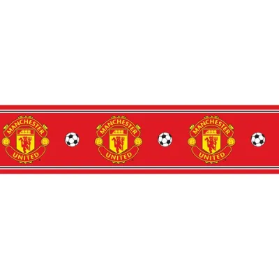 Samolepící bordura MANCHESTER UTD 13cm x 5m