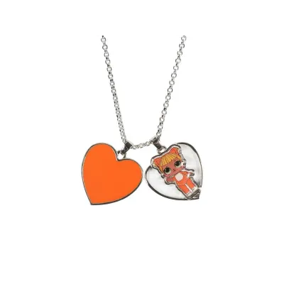 Dívčí náhrdelník s přívěskem LOL Surprise Oranžový, 2500001118 Dívčí náhrdelník s přívěskem LOL Surprise Oranžový, 2500001118