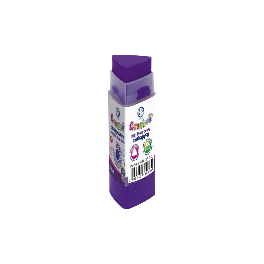 ASTRA Lepiaca tyčinka trojuholníková fialová 12g, 401113003