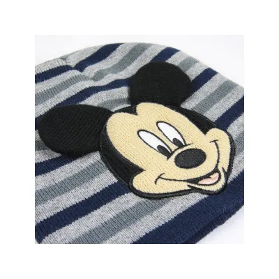 Chlapčenská zimná čiapka s aplikáciami MICKEY MOUSE, 2200004415 Chlapčenská zimná čiapka s aplikáciami MICKEY MOUSE, 2200004415