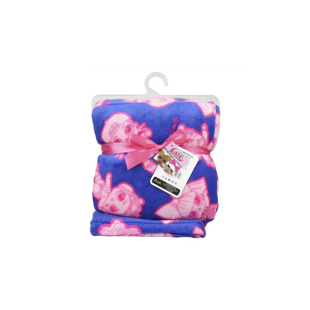 Jemná coral deka 160/120cm LOL Surprise, 2200004522