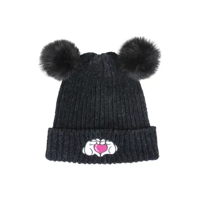 Detská zimná čiapka s aplikáciami MINNIE MOUSE, 2200004302