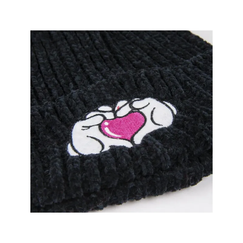Dětská zimní čepice s aplikacemi MINNIE MOUSE, 2200004302 Dětská zimní čepice s aplikacemi MINNIE MOUSE, 2200004302