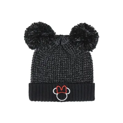 Detská zimná čiapka s aplikáciami MINNIE MOUSE, 2200004292 Detská zimná čiapka s aplikáciami MINNIE MOUSE, 2200004292
