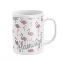 ZASKA Keramický hrnček 320ml FLAMINGO