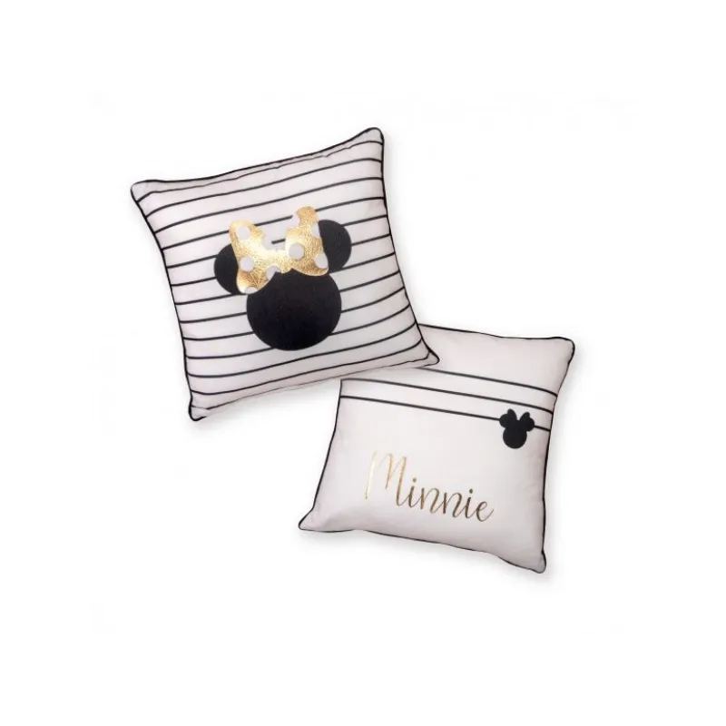HERDING Obojstranný dekoračný vankúšik 40/40cm MINNIE MOUSE Gold Print HERDING Obojstranný dekoračný vankúšik 40/40cm MINNIE MOUSE Gold Print