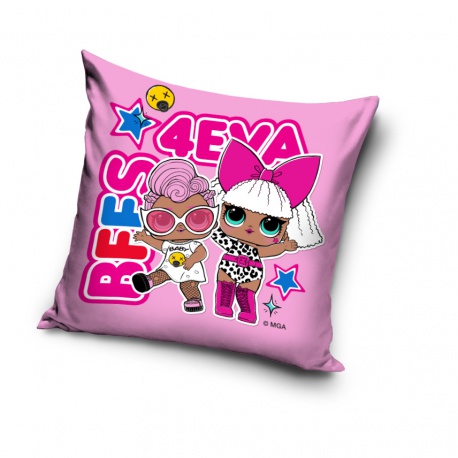 CARBOTEX Obojstranný dekoračný vankúšik 40/40cm L.O.L. Surprise, LOL191026