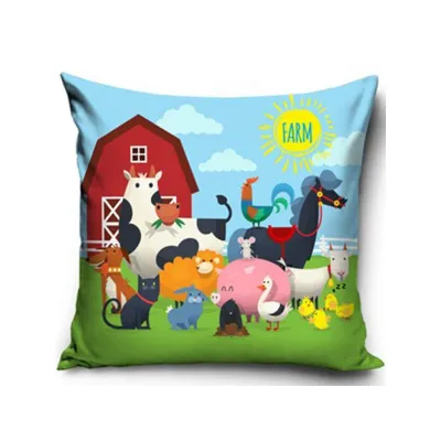 CARBOTEX Obliečka na vankúšik 40/40cm FARMA Dvor, FARM192007