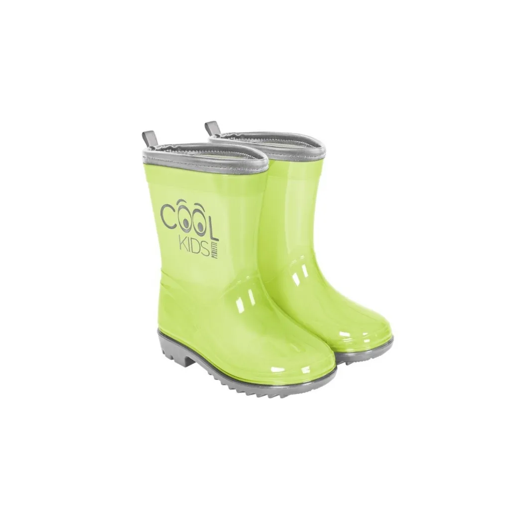 PERLETTI Dětské reflexní holínky COOL KIDS Green, 15539