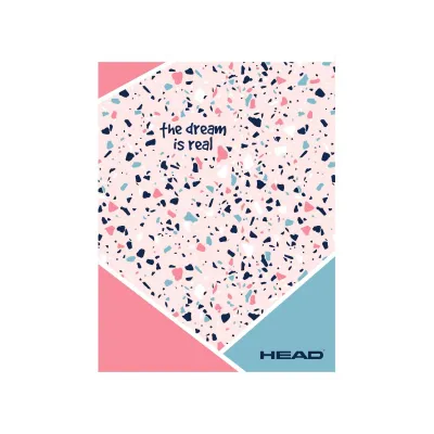 HEAD Pink Terrazzo, Sešit čtverečkovaný 565 (5x5mm), A5, 60 listů, 102020002