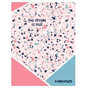 HEAD Pink Terrazzo, Zošit štvorčekový 565 (5x5mm), A5, 60 listov, 102020002