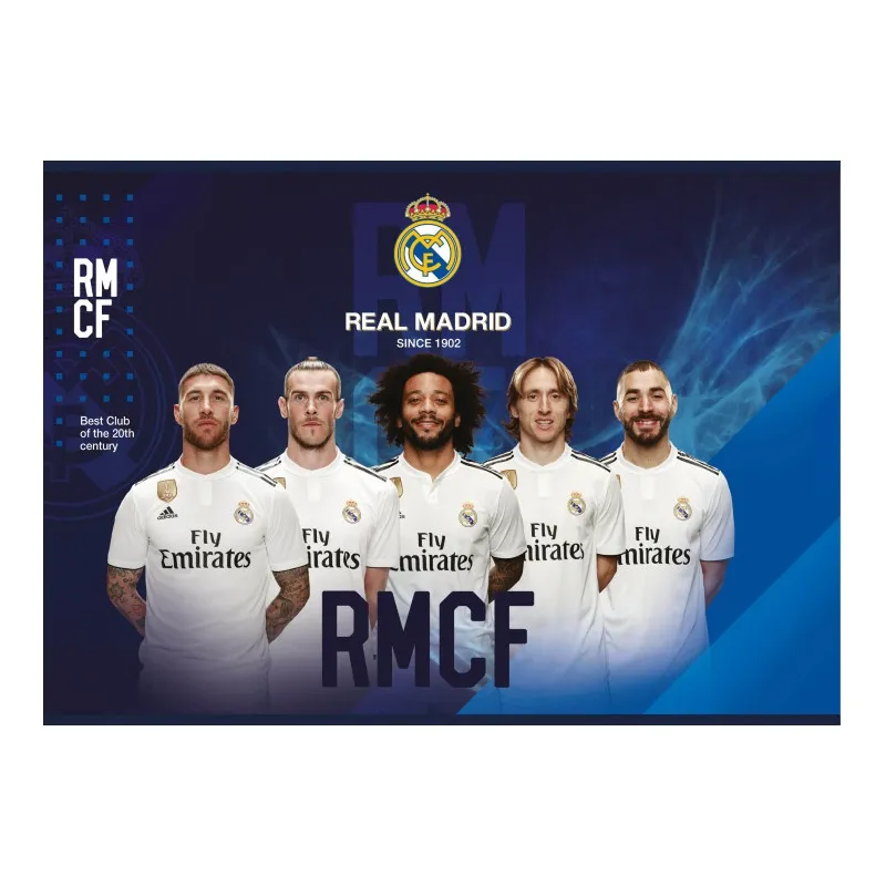 Náčrtník / skicář A4, 20 listů REAL MADRID CF, mix motivů, 106019002 Náčrtník / skicář A4, 20 listů REAL MADRID CF, mix motivů, 106019002