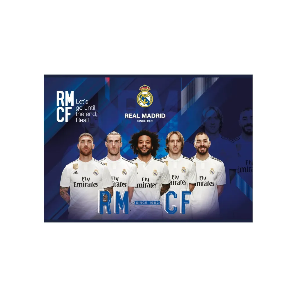 Náčrtník / skicář A4, 20 listů REAL MADRID CF, mix motivů, 106019002